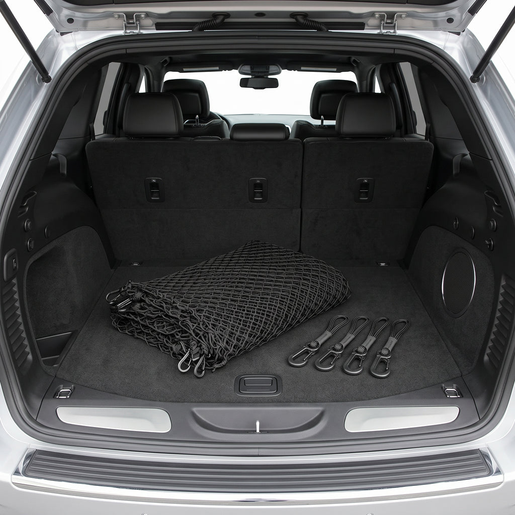 Elastic-Edge Pet Car Barrier Net With 4 Hooks 47x28 Inches