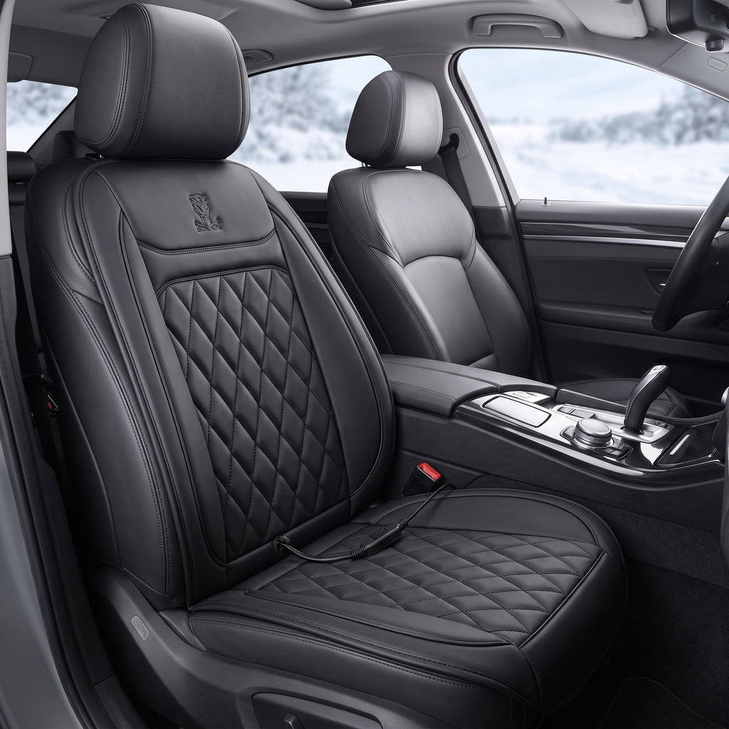 12V/24V Heated Car Seat Cover With 3 Heat Levels
