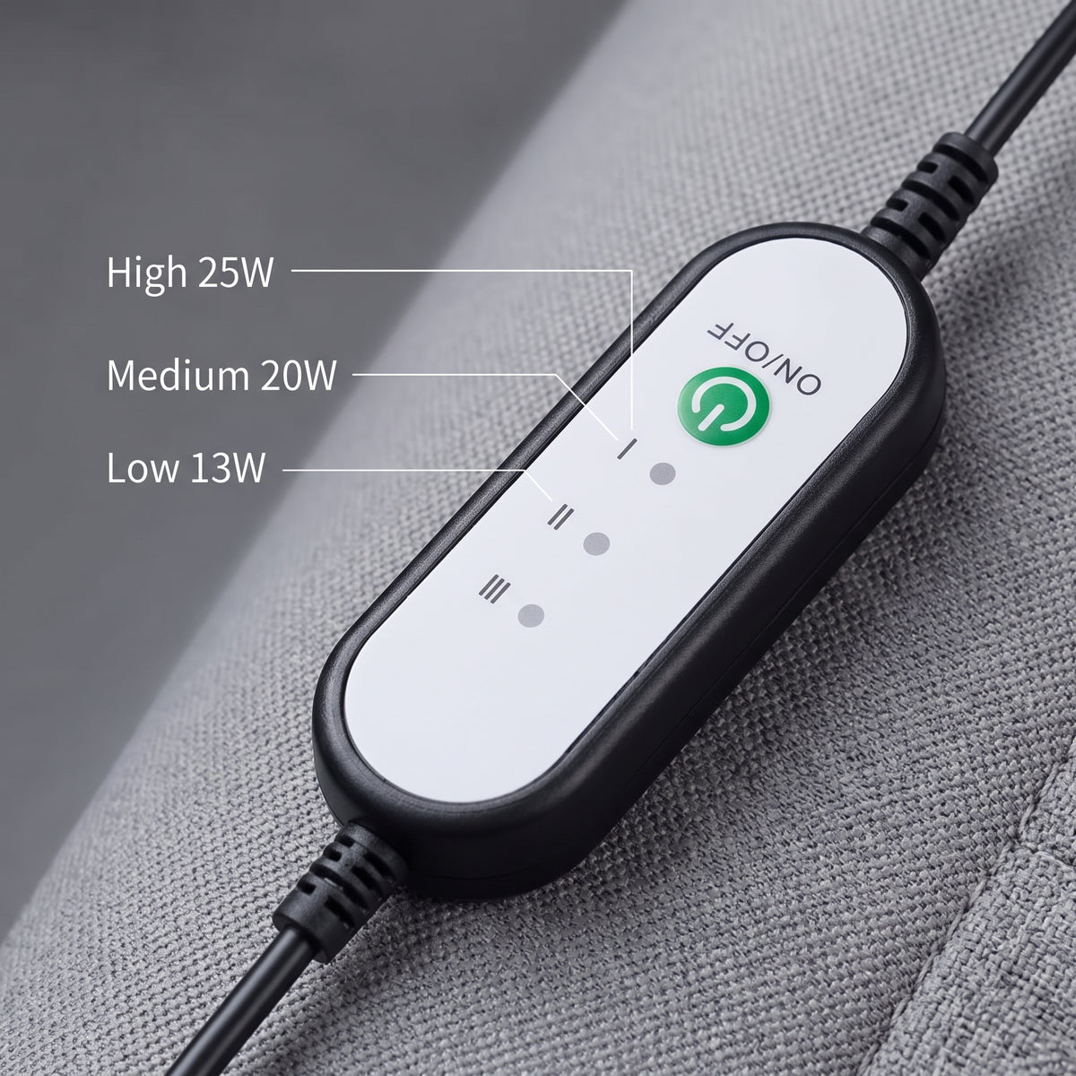 12V/24V Heated Car Seat Cover With 3 Heat Levels