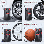 12V Portable Jump Starter With Digital Tire Inflator