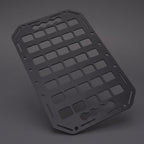 15 × 9.25 in Aluminum L-Track MOLLE Storage Panel