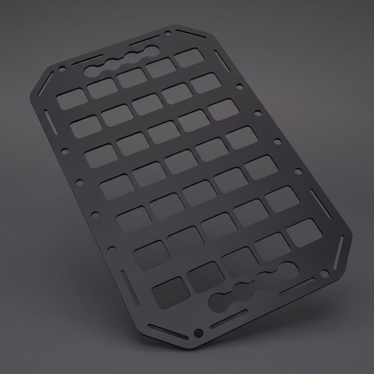 15 × 9.25 in Aluminum L-Track MOLLE Storage Panel