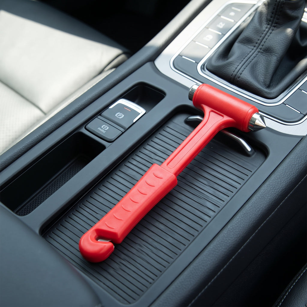 2-in-1 Car Safety Hammer With Seatbelt Cutter