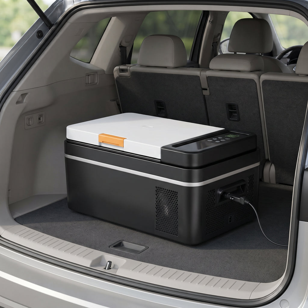 20L Portable Car Refrigerator Freezer With Bluetooth App Control