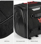 25L Semi-Rigid Motorcycle Tail Bag With Shoulder Strap