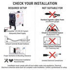 2KW All-in-One Diesel Air Heater With Bluetooth & CO Alarm