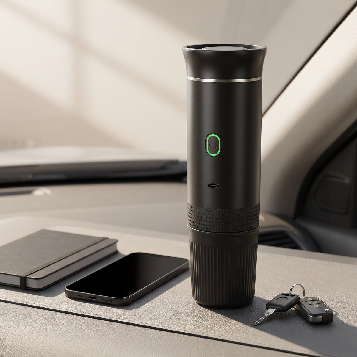 Portable Electric Espresso Maker With Self-Heating & USB-C Charging