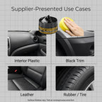 32G Black Automotive Trim Renovation Cream With Applicator