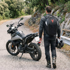 37L Expandable Motorcycle Tail Bag With Backpack Straps