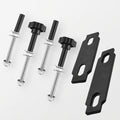 4-Bolt Traction Board Roof Rack Mounting Kit With Hand Knobs