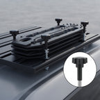 4-Bolt Traction Board Roof Rack Mounting Kit With Hand Knobs
