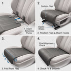 Car Seat Extension Cushion With Thigh Support (17 in)