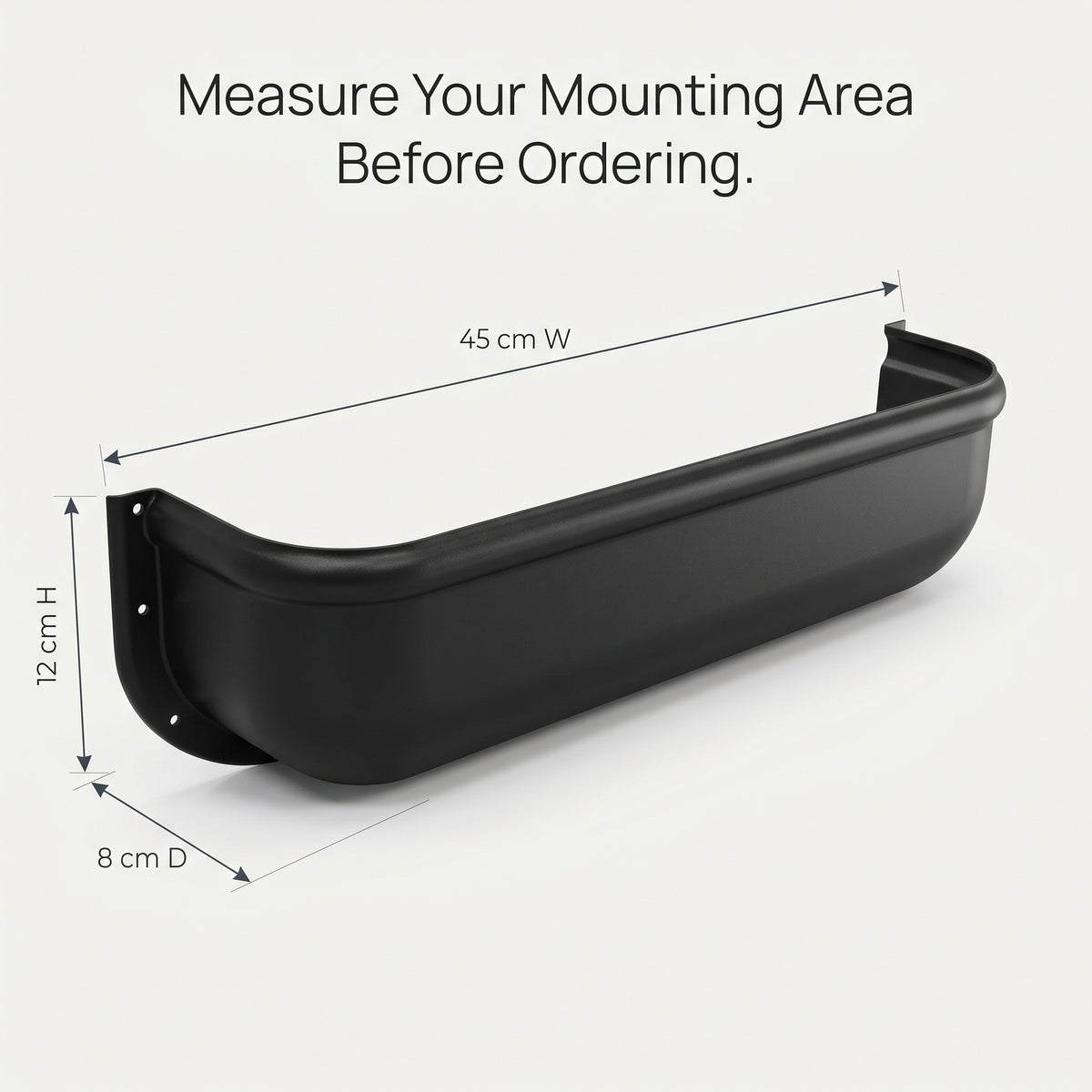 45CM Van Door Storage Shelf With Screw Mounting