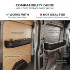 45CM Van Door Storage Shelf With Screw Mounting