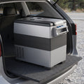 55L Portable Car Refrigerator Freezer With Dual Compartments