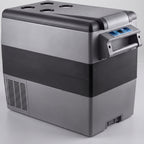 55L Portable Car Refrigerator Freezer With Dual Compartments