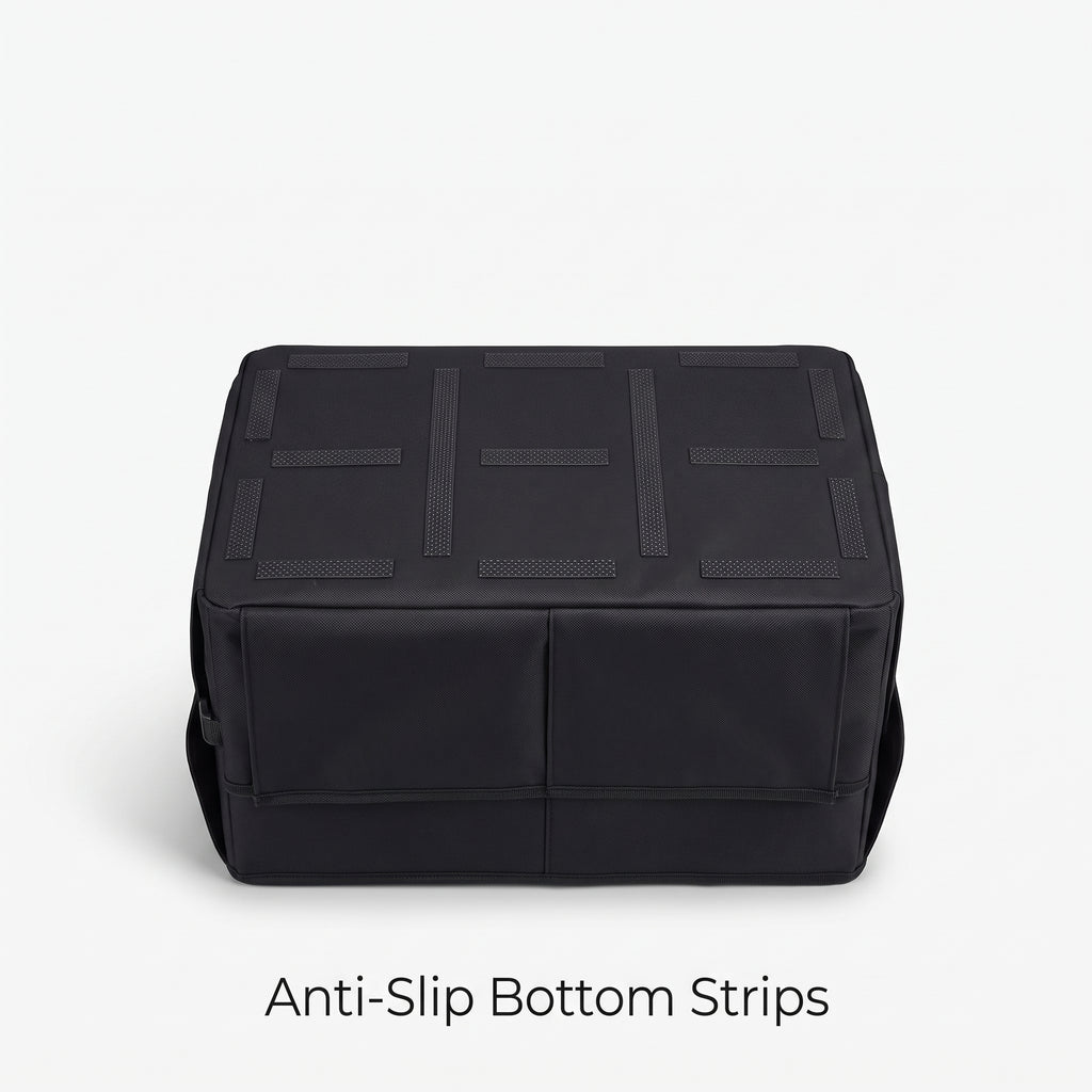 Foldable Trunk Organizer With 3-Section Storage (22 in)