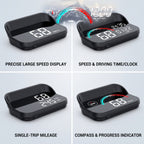 5V GPS Windshield Head-Up Display With Trip Data