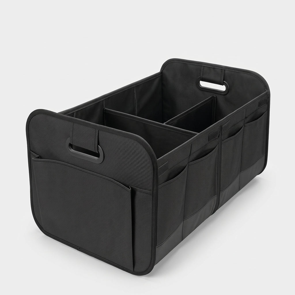 60CM Collapsible Trunk Organizer With 3 Compartments & 12 Pockets