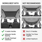 32x22in Zippered Car Ceiling Storage Net Organizer