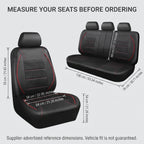 PVC Leather Car Seat Covers With Padded Panels