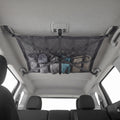 Car Ceiling Cargo Mesh Organizer with Zipper Pocket