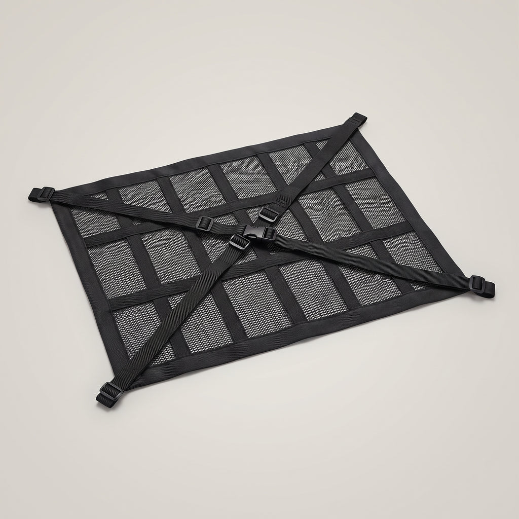 Car Ceiling Cargo Mesh Organizer with Zipper Pocket