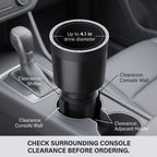 Adjustable Car Cup Holder Extender for 4.1-Inch Drinkware