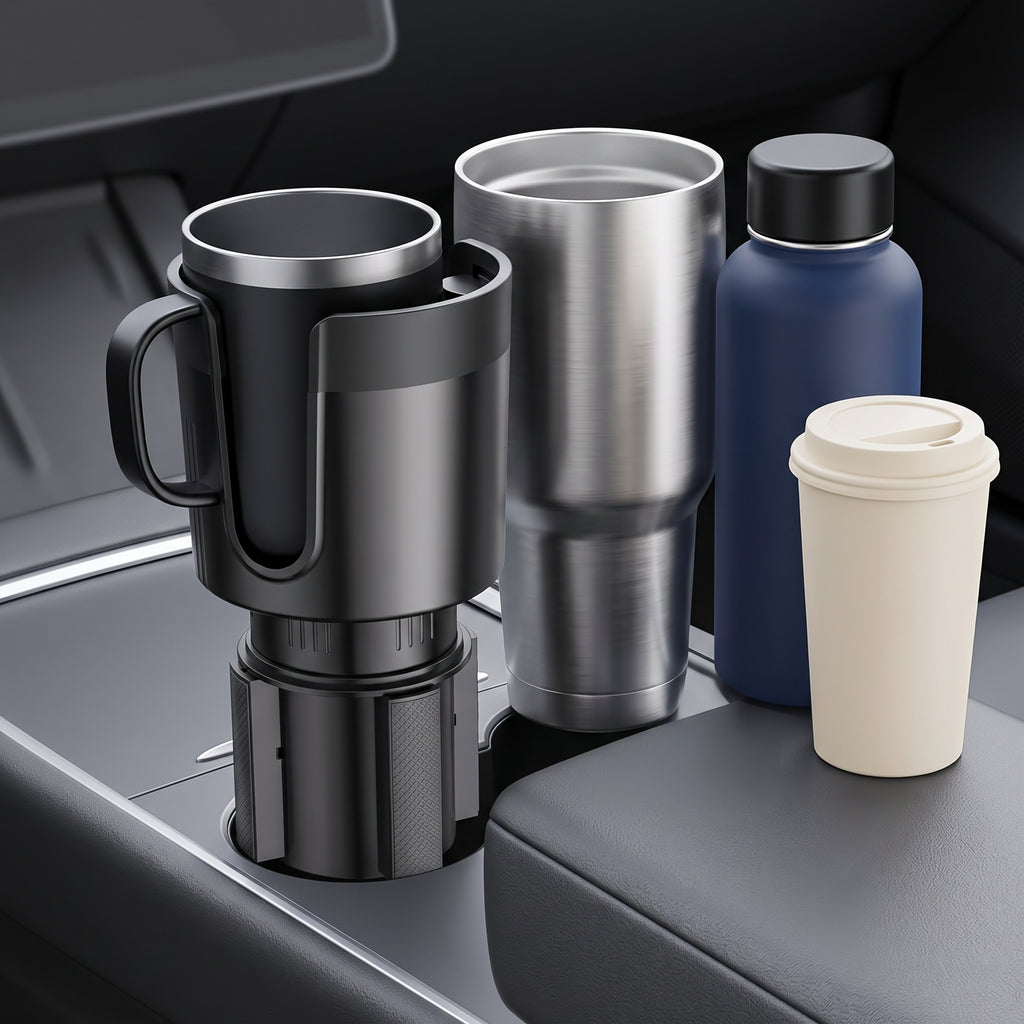 Adjustable Car Cup Holder Extender for 4.1-Inch Drinkware