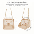 Hanging Car Footrest for Kids With Animal Design