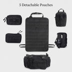 MOLLE Seat Back Organizer With 5 Detachable Pouches
