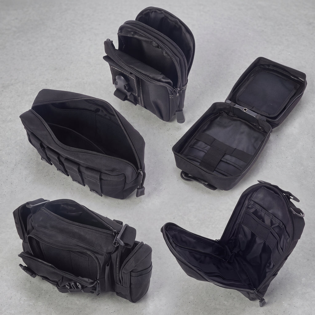MOLLE Seat Back Organizer With 5 Detachable Pouches