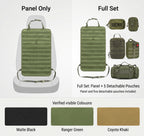 MOLLE Seat Back Organizer With 5 Detachable Pouches