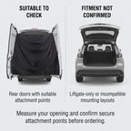 Adjustable Rear Door Privacy Curtain for Van Camping, 230 × 180 cm