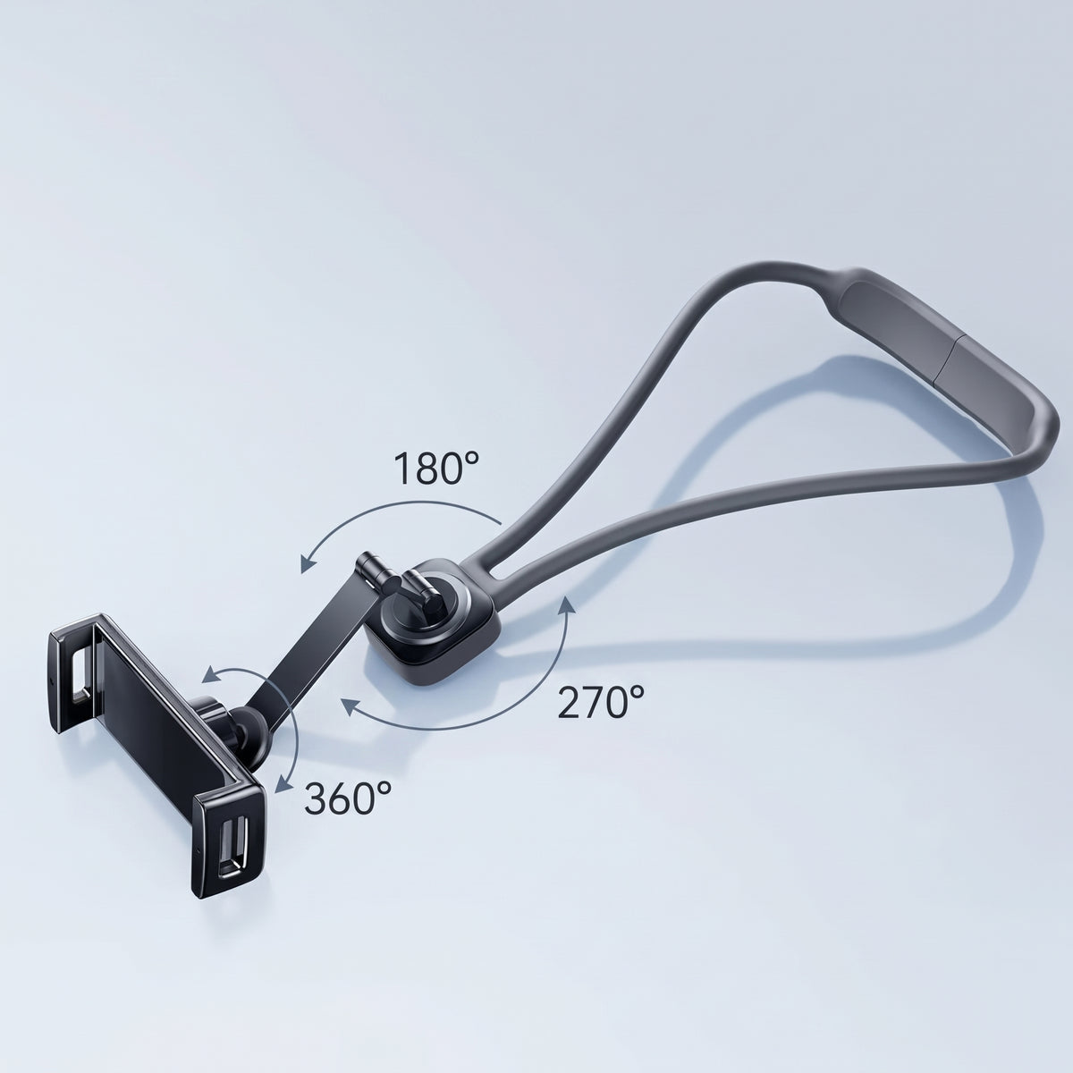 Seatback Tablet Holder With Flexible Headrest Mount
