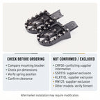 Aluminum Wide Platform Pit Bike Foot Pegs With Traction Pins