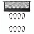 Elastic Mesh Pickup Truck Cargo Organizer Net With Storage Pocket