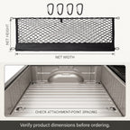 Elastic Mesh Pickup Truck Cargo Organizer Net With Storage Pocket