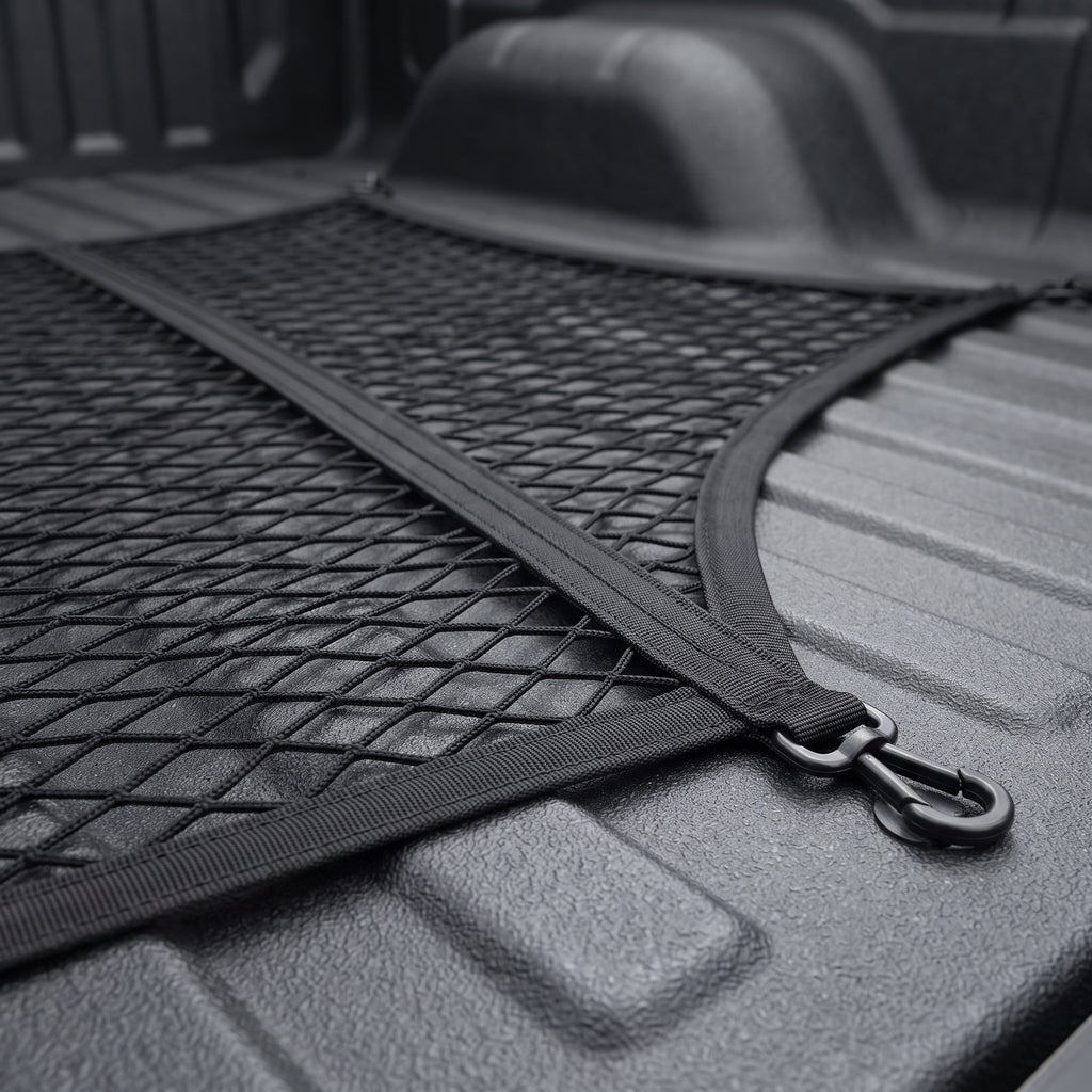 Elastic Pickup Truck Bed Cargo Net With Single or Double Layer Mesh
