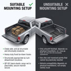 Elastic Pickup Truck Bed Cargo Net With Single or Double Layer Mesh