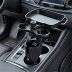 Expandable Car Cup Holder Tray with Dual Drink Holders
