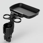 Expandable Car Cup Holder Tray with Dual Drink Holders