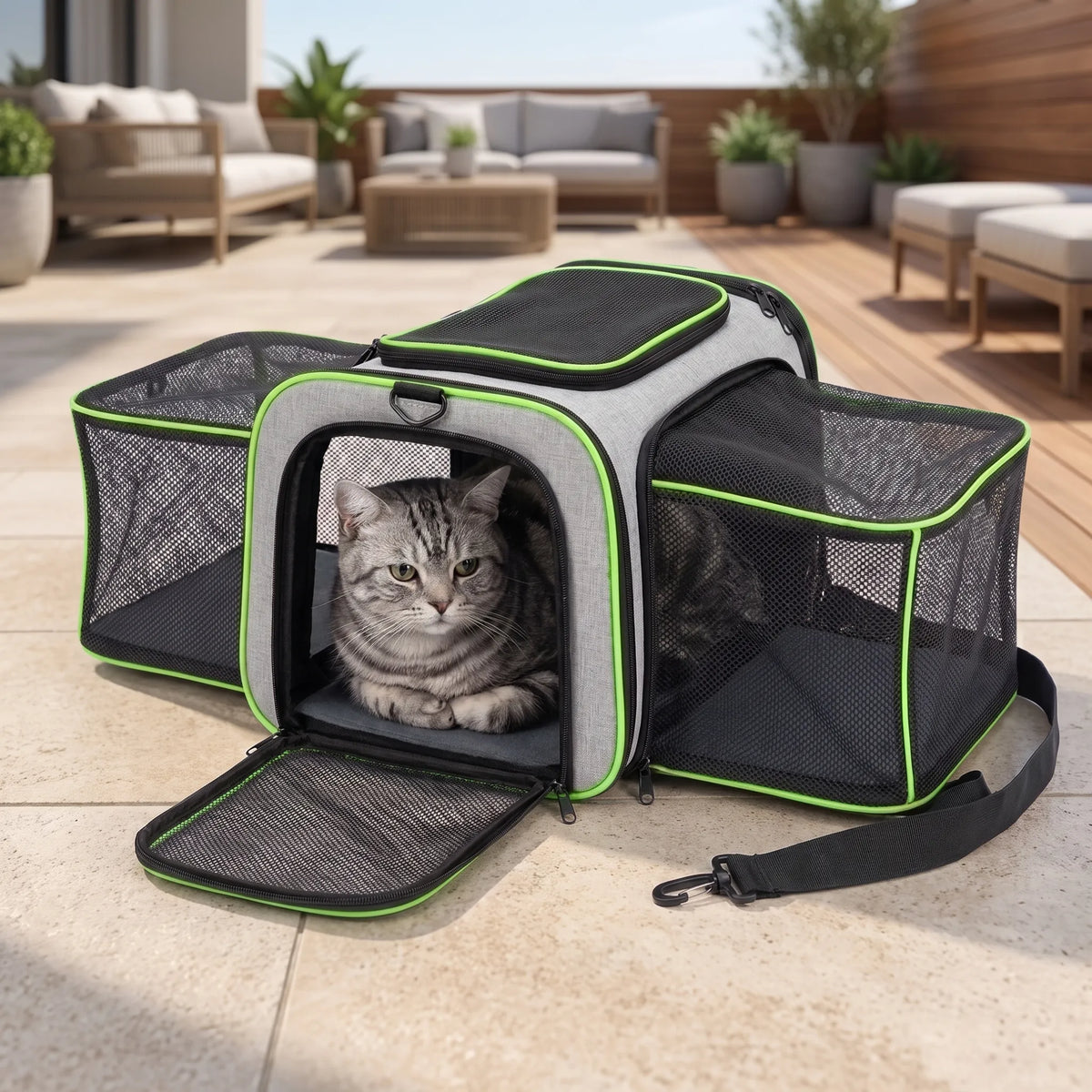FlexTrek - Soft-Sided Expandable Pet Carrier