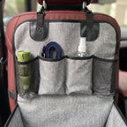 Foldable Front Seat Dog Booster Seat With Storage Pockets