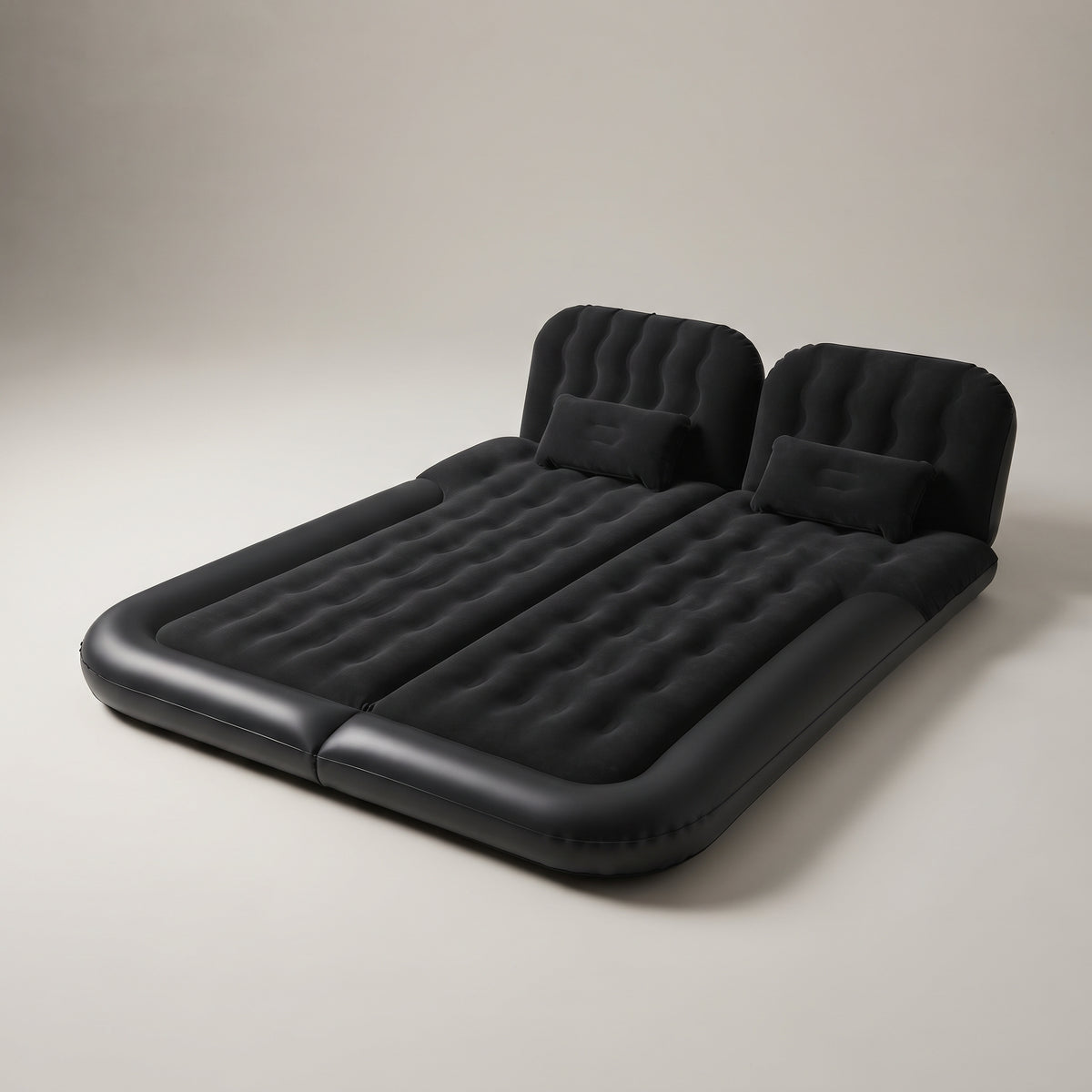 Foldable Inflatable Car Camping Mattress With Pump & Pillows