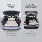 Foldable Inflatable Car Camping Mattress With Pump & Pillows