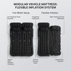 Foldable Inflatable Car Camping Mattress With Pump & Pillows