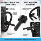 Folding Motorcycle Highway Foot Pegs for 22–32mm Crash Bars