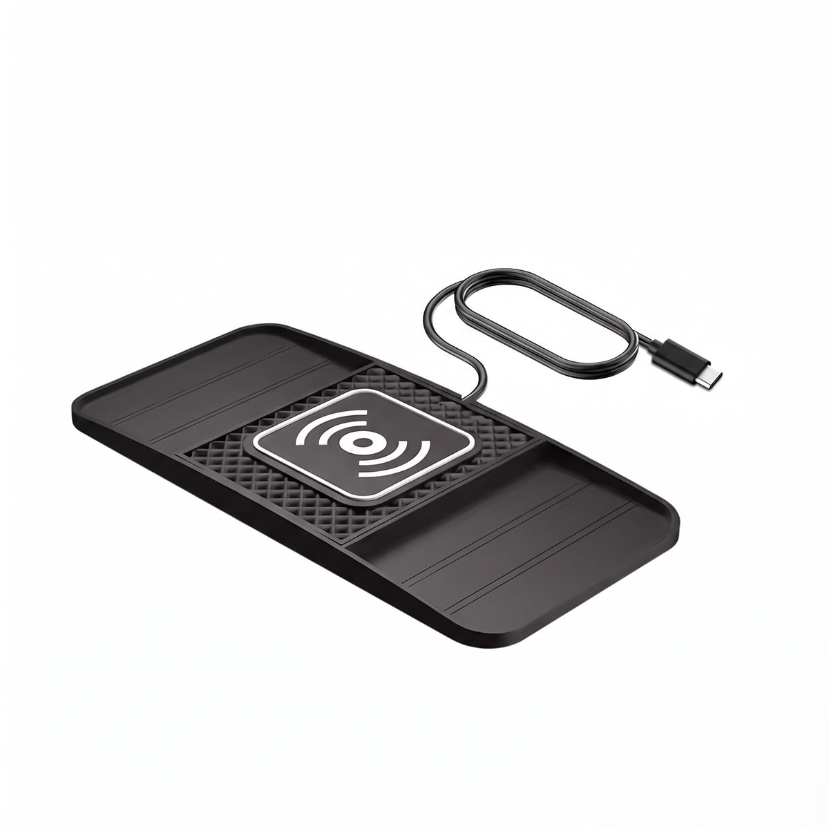 15W Car Charging Mat With Trimmable Non-Slip Sides