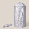 Portable Hanging Privacy Shelter With Pop-Up Umbrella Frame